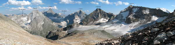 Фото 073. Вершины Узункола с пер. Актур Вост.